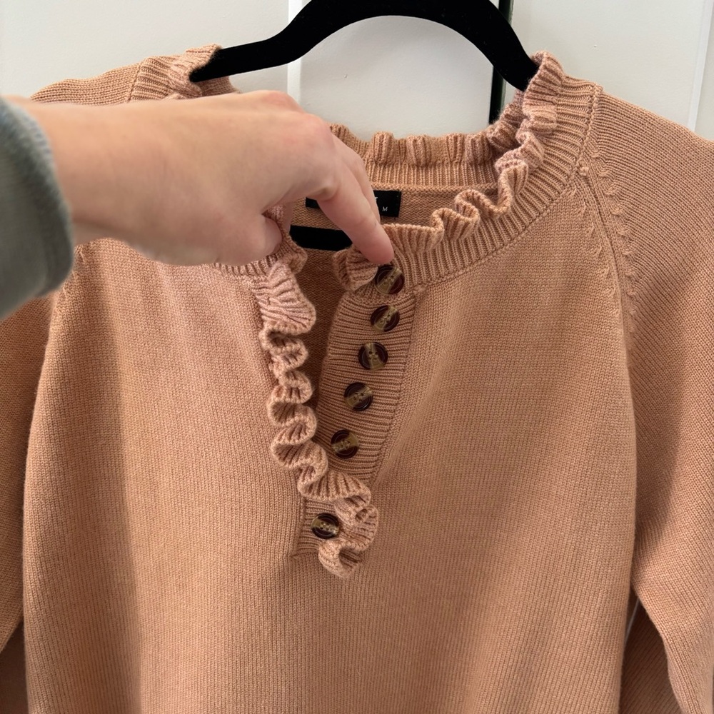 BTFBM Ruffle Edge Sweater - Picture 3 of 5